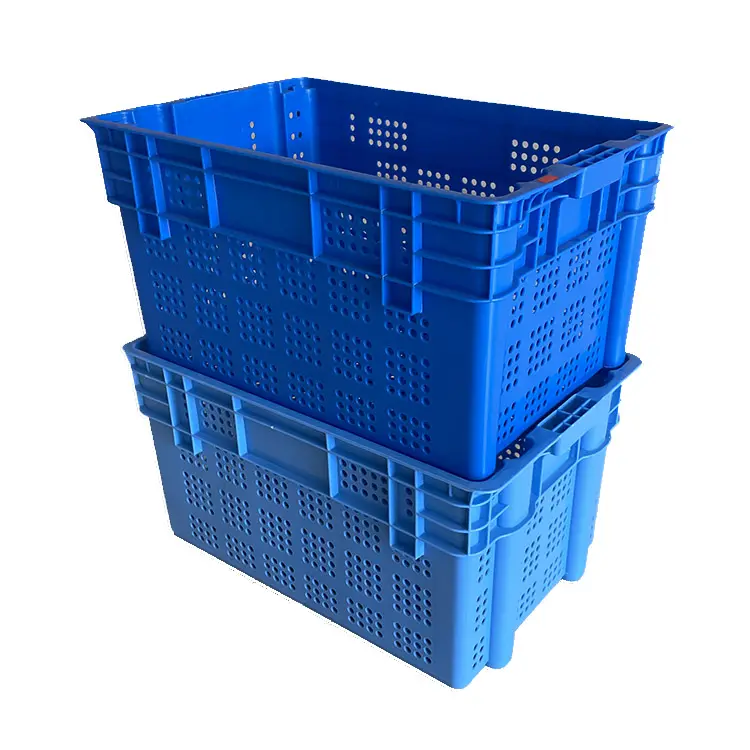 फैक्टरी चलती बक्से प्लास्टिक कारोबार बॉक्स 70L ढोना बॉक्स प्लास्टिक सब्जी टोकरा आपूर्तिकर्ता