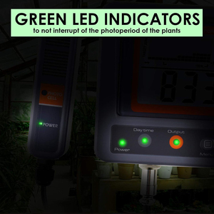 <strong>CO2</strong> Controller Carbon Dioxide Controller C02 Meter Monitor with Relay Function 4.5m Cable NDIR <strong>Sensor</strong> for Grow Plant Greenhouse - Product Image 3