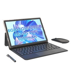 Tablet Pc de 10 pulgadas con teclado y tarjeta Sim Ram 6GB + 6GB Cpu 128GB Android 13 Incell Tablet Android 13 con teclado - Product Image 1