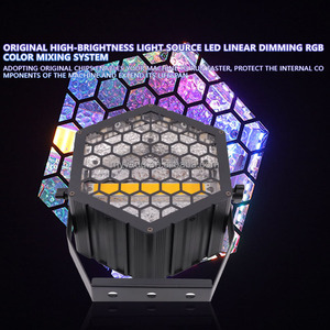 ไฟ LED แนวเรโทร RGB พิกเซลพิกเซลไฟแมทริกซ์หกเหลี่ยมไฟพื้นหลังรูปม้า - Product Image 5