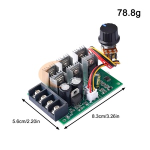 DC9-55V PWM regolatore motore motore pompa regolatore velocità Driver 40A 2000W ad alta velocità regolatore 9V 12V 24V 36V 48V - Product Image 4