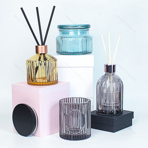 Geurige Speciale Diffuser Betekenisvolle Festival Geschenkdoos Wit Roze Bruin Opgeluisterd Glas Luxe Riet Diffuser Voor Decoratie - Product Image 6