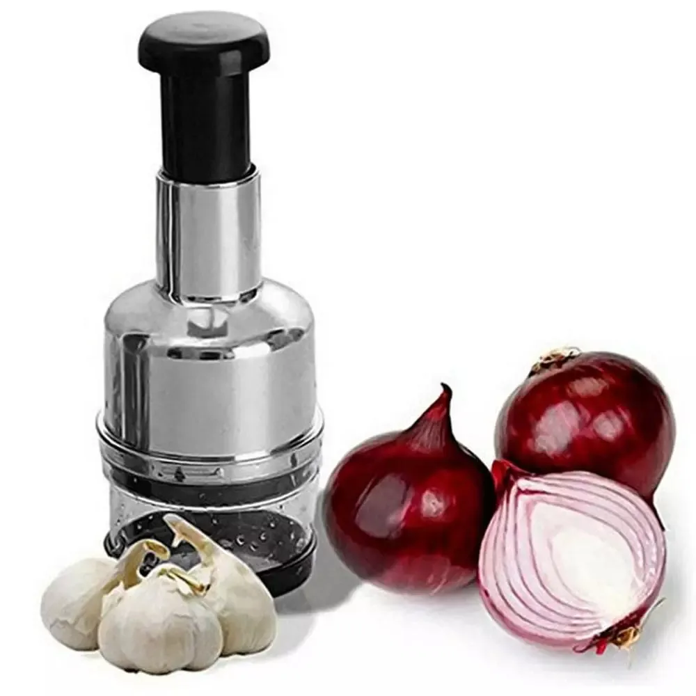 Kitchen Accessories Manual Fruit Vegetable Chopper Multifunction Hand Press Food Cutter Garlic Onion Nuts Grinder Mincer