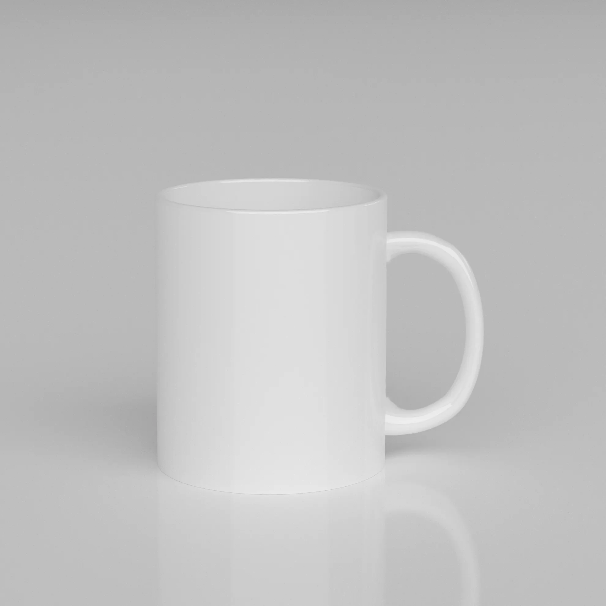 Taza de café de cerámica blanca, taza de café blanca, sublimación en blanco, 11oz, venta al por mayor