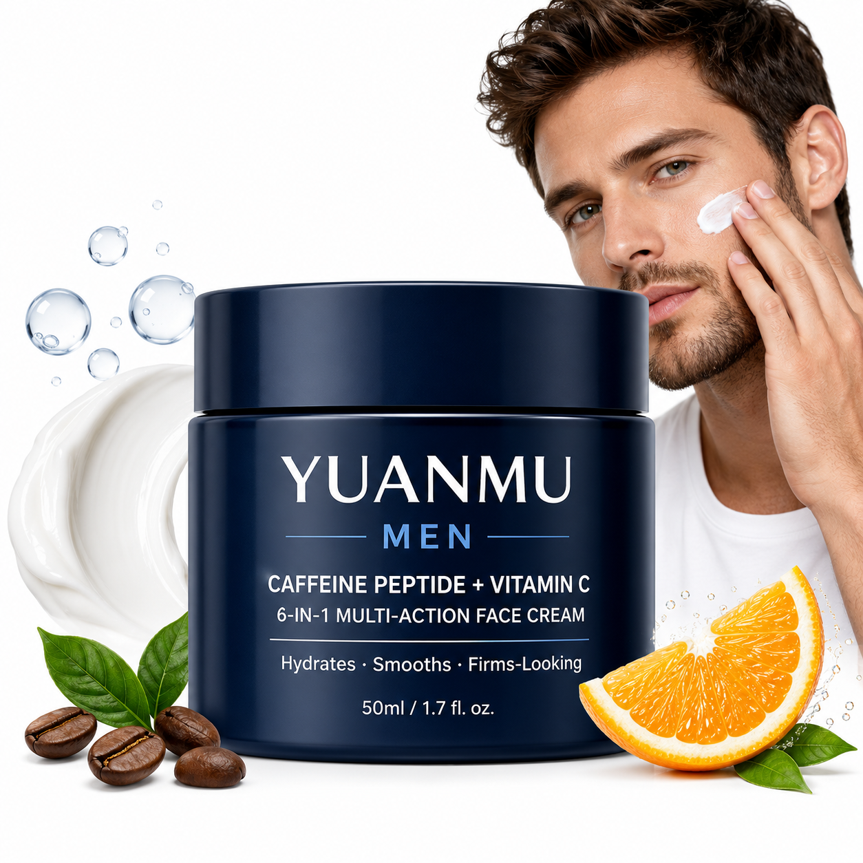 Crème visage 6-en-1 pour hommes