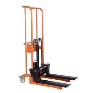 Household Manual Hydraulic Forklift Electric Micro <strong>Loading</strong> and <strong>Unloading</strong> Stacking and Elevating Transport Vehicle - Product Image 1