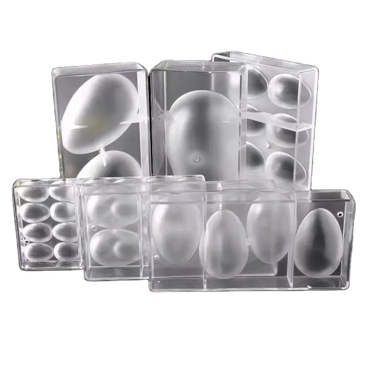 Moldes de policarbonato personalizados con forma de huevo para hacer pasteles y Chocolate, gran oferta, 2021