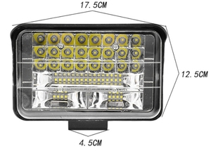Otomobil ve kamyon için sınır ötesi ihracat geniş alan görünümü üç ila beş inç kare çalışma ve geri vites ışıkları ile LED farlar - Product Image 4