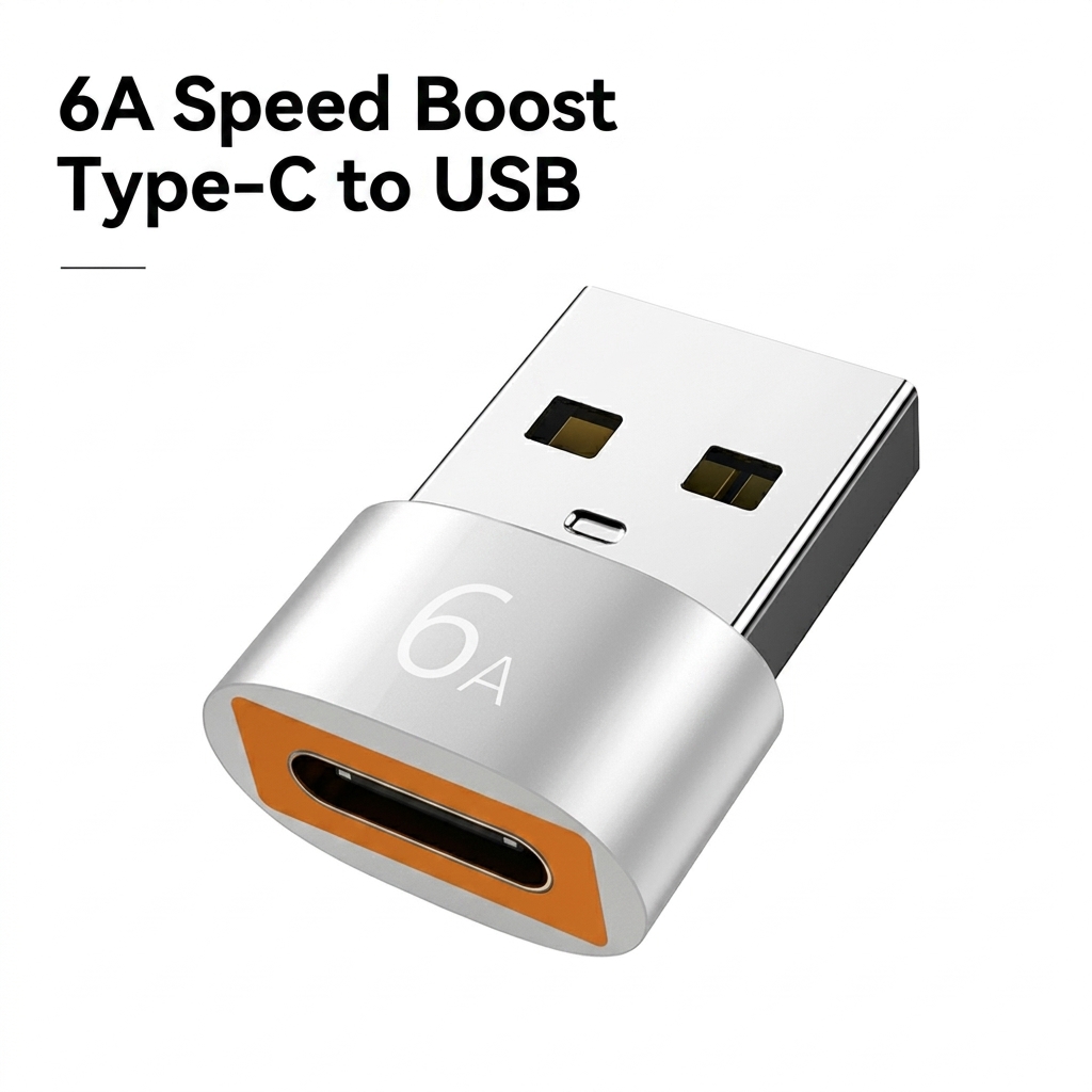 Type-C vers USB (Argent)