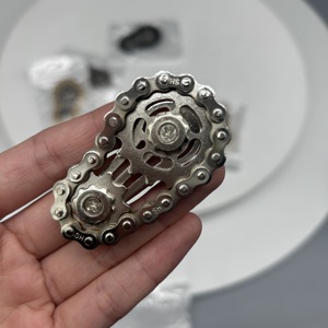 <span class=keywords><strong>Spinner</strong></span> tay chống căng thẳng cho người lớn lo lắng-Thiết kế dây chuyền và thiết kế dây chuyền kim loại độc đáo, Đồ chơi <span class=keywords><strong>FIDGET</strong></span> hoàn hảo để tập trung và thư giãn - Product Image 4