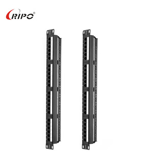 24-Port Cat6 Unshielded <strong>Patch</strong> <strong>Panel</strong> High-Speed 10Gbps for SMB/Office <strong>Networks</strong> Metal 1U Rack Mount Tool-Free Installation