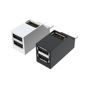 ノートパソコンPC用ポータブル3ポートUSB 3.0ハブアダプターデータ転送5Gbpsおよび480Mbps USB Cエクスパンダースプリッター - Product Image 4