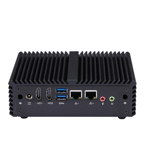 Qotom Q30411SデュアルLANミニPC Haswell Celeron 2955Uプロセッサデュアルコア1.4GHz産業用ファンレスミニPC - Product Image 5