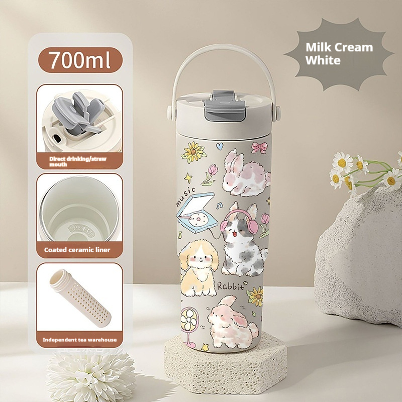 Blanc Crème-Lapin Chantant-7