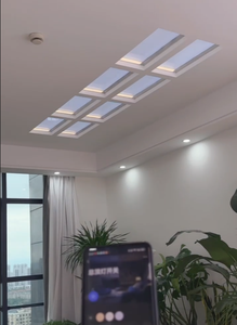 Akıllı temizle gökyüzü ışık Ultra ince LED ışıklık paneli mavi gökyüzü etkisi tavan ışık 1200 X 600X 30 mm - Product Image 3