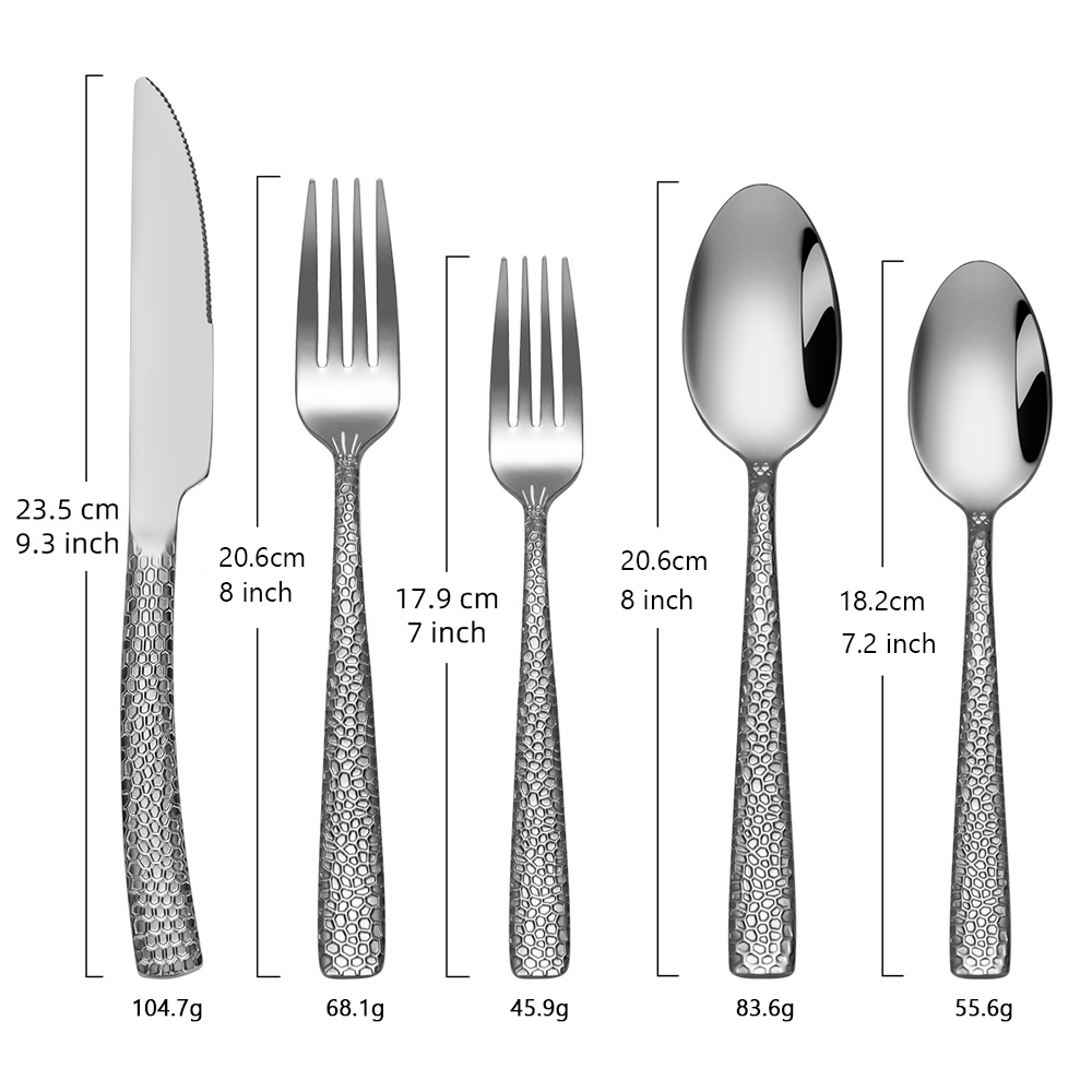 5pcs silver