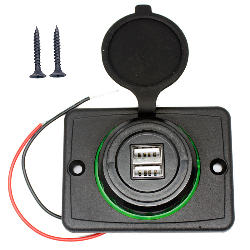 Black Housing Green LED