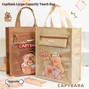 Moka Magic Card New Capibala Series Canvas Art Bag con Tutorial Satchel Book para uso en la Oficina y la escuela - Product Image 2