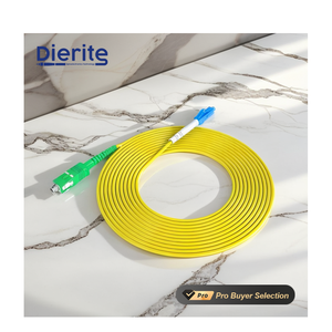 Ağ tek mod SX SC APC LC UPC 1310/1550nm çok modlu fiber optik iletişim yama kablosu Dierite mükemmellik - Product Image 1