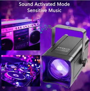 สปอตไลท์4in1 LED พร้อมโหมดควบคุม DMX512ไฟรีโมทคอนโทรลพร้อมเอฟเฟกต์แสง - Product Image 3