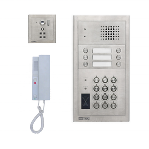 MiTEC Modulize Sistema de intercomunicación de estación de entrada Multi apartamento Audio Video Intercom Puerta Teléfono con cable - Product Image 1