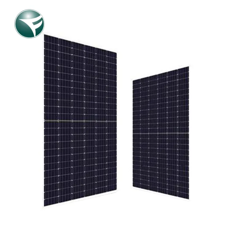 Panneau solaire simple double face prix d'usine 645W 670W paneles solares