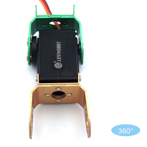 高トルク360度15kgロボットサーボメタルギアブラシ付きモーターRCロボット用プラスチックDIY玩具 - Product Image 2