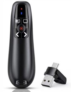 2,4 GHz USB R400 drahtloser Moderator Fernbedienung roter Laser-Zeiger Stift für PowerPoint PPT - Product Image 1