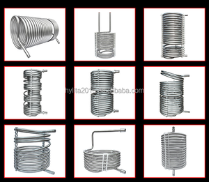 مبادل حراري من الفولاذ المقاوم للصدأ 304 316 بدون لحام، خزان للمشروبات الساخنة، مبرد للعنب، أنابيب مكثف، معتمد من CE وTUV - Product Image 6