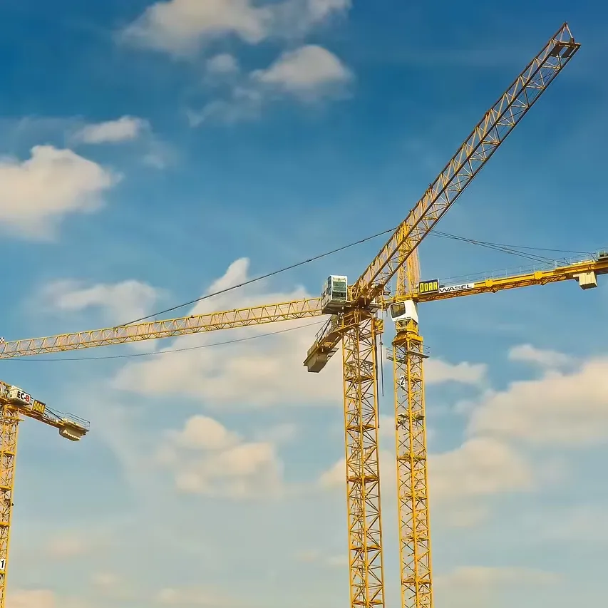 T7020-12E Zoomlion Construction Machinery Flat-Top/Toplesstower crane price Tower Crane