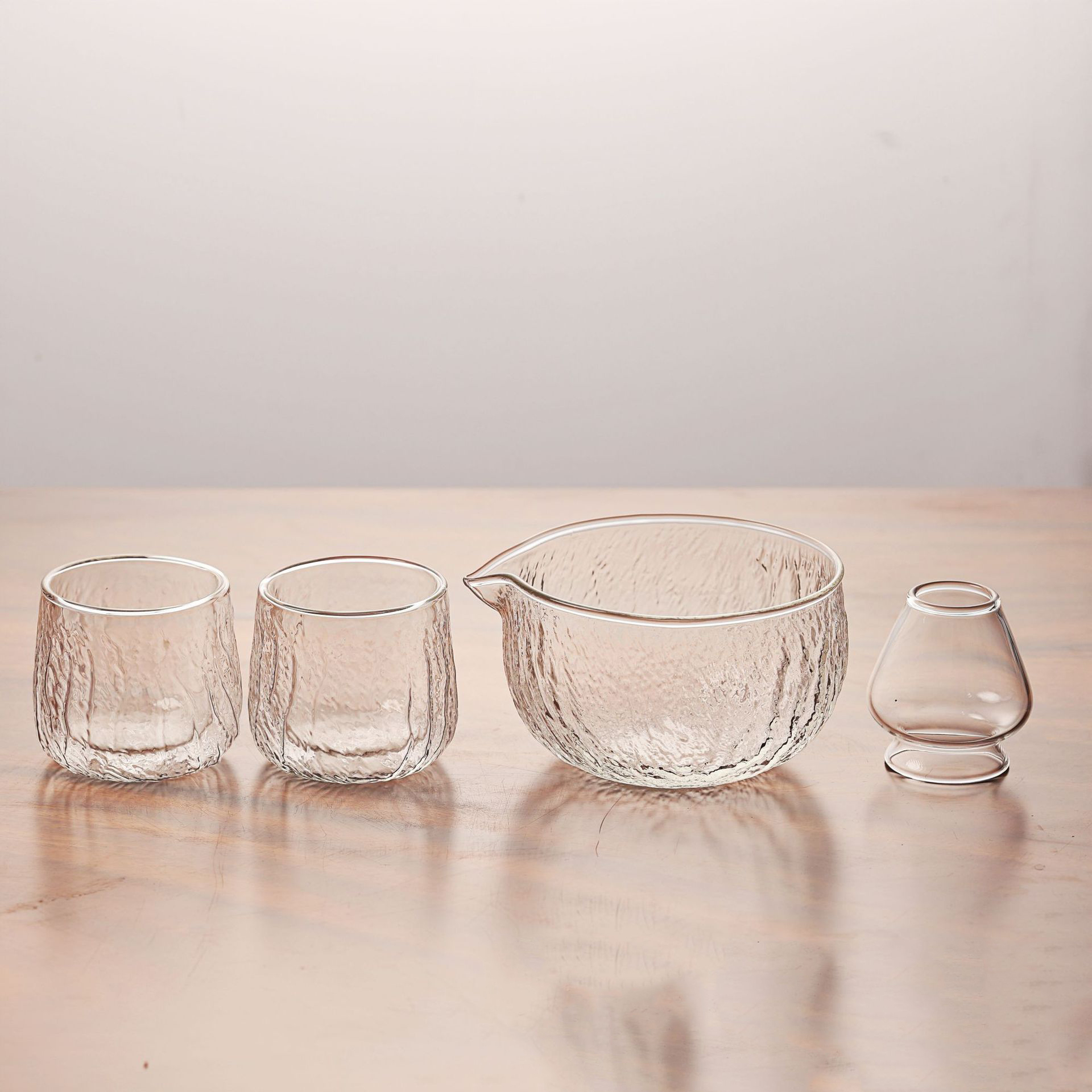 Ensemble transparent de 4 pièces