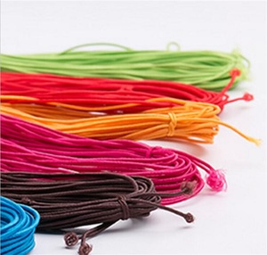 China Factory OEM 6mm Bead <strong>Elastic</strong> <strong>String</strong> Colorful Beads Core Spun Rope - Product Image 4