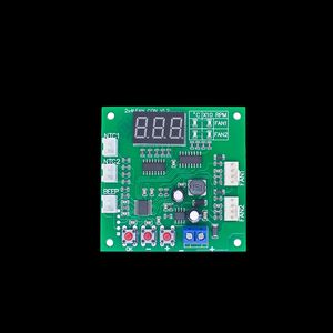 DC 12V 2 CH PWM Digital DC Motor controlador de velocidad ventilador termostato interruptor de Control de temperatura Sensor de temperatura Zumbador - Product Image 4