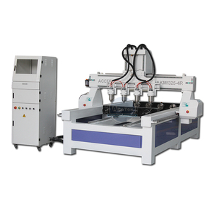 济南3d木沙发椅子桌腿雕刻多旋转木材路由器4轴多头路由器CNC 1325 - Product Image 1