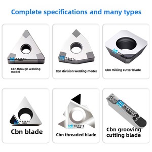 Cbn kubisches Bornitrid Cnc Blade CCGT060202 SNGA WNGA CNGA zur Verarbeitung von quadratischem Dreieck karbid aus gehärtetem Stahl - Product Image 5