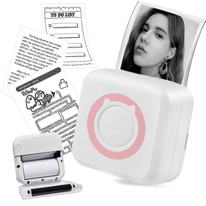 Mini Pocket Printer Wireless BT Connection Thermal Printer for Photos, Receipts, Notes, <strong>Memo</strong>, Labels, QR <strong>Codes</strong> - Product Image 1