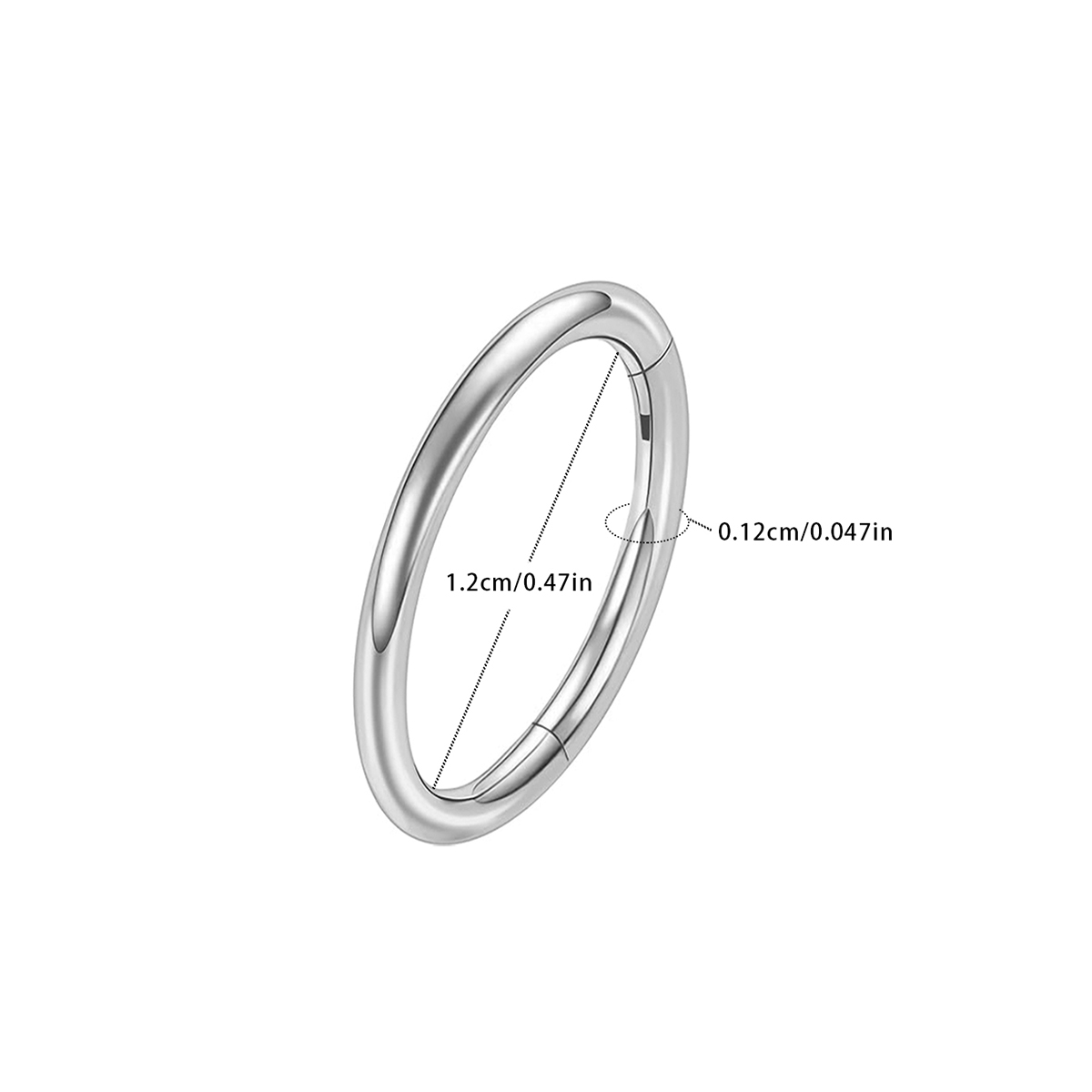 Silver (inner diameter 12mm 1PC)