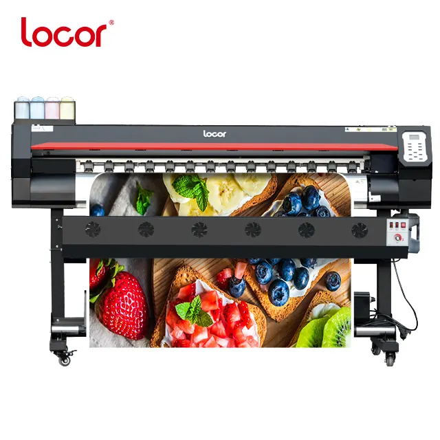 LOCOR 1.8m eco solvents large formate printer price with XP600 DX5 printhead
