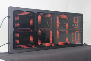 Petro LED Signage 16 дюймов 888910 светодиодные газовые ценовые знаки 7-сегментный светодиодный дисплей - Product Image 3