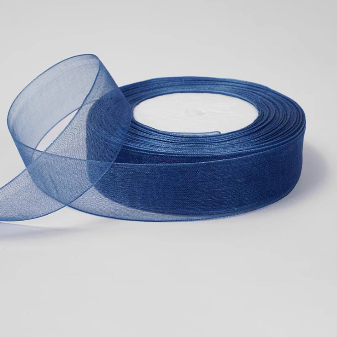 Bleu Royal-1040#-2,5 cm * 50 mètres