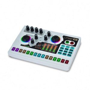 Tarjeta de sonido de grabación de transmisión en vivo USB con interfaz de Audio para grabación de equipos de estudio de música - Product Image 4