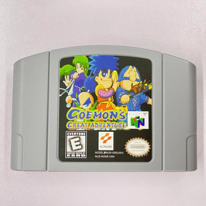Cuộc Phiêu Lưu tuyệt vời của goemon N64 Trò chơi thẻ chúng tôi/NTSC phiên bản Retro video <span class=keywords><strong>64</strong></span> <span class=keywords><strong>bit</strong></span> trò chơi hộp mực - Product Image 2