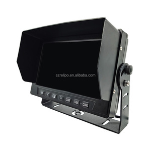 Monitor LCD TFT a Color, 7 pulgadas, IP69, resistente al agua, con 3 entradas de vídeo de 12V y 24V - Product Image 3