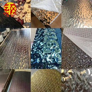 不锈钢天花板设计装饰屋顶水波图案豪华金属天花板装饰网格 - Product Image 2
