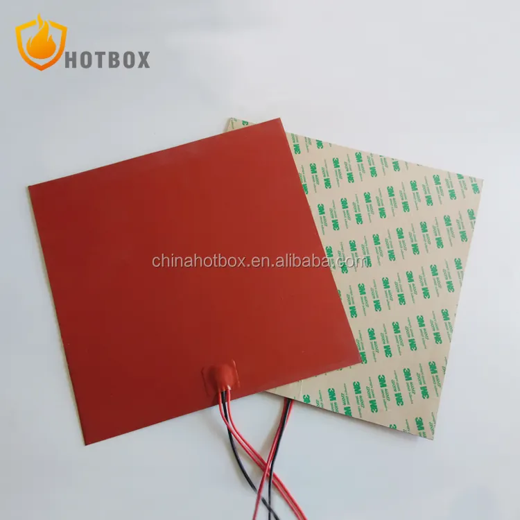 Custom Ontworpen Flexibele Siliconen Heater/Verwarming/Thermische Mat/Pad/Deken/Element