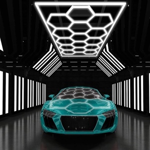 HanYin LED-Arbeitslichtlampe kann individualisiert werden Logo Verschiedene Stilfarben sechseckiges Led-Licht - Product Image 3