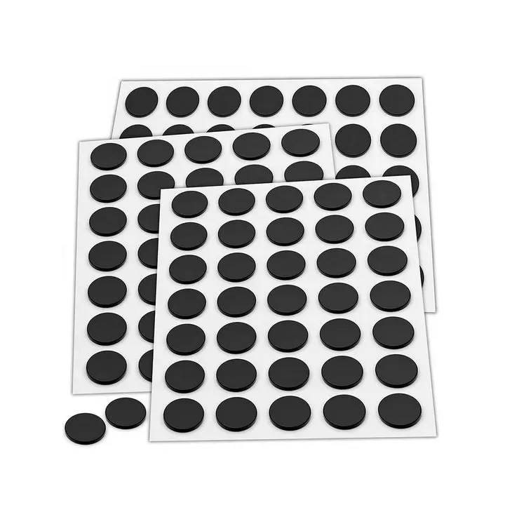 दौर मैग्नेट चिपकने वाला समर्थन के साथ लचीला स्वयं चिपकने वाला शिल्प छोटे चिपचिपा चुंबकीय व्हाइटबोर्ड के लिए डॉट्स के लिए फ्रिज मैग्नेट