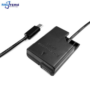 USB <strong>C</strong> TYPE-<strong>C</strong> PD Plug <strong>Adapter</strong> EN-EL14 EP-5A DC Coupler EN EL14 for Cameras P7800 P7100 D5600 D5300 D5200 D5100 D3400 D3300 D3200 - Product Image 2