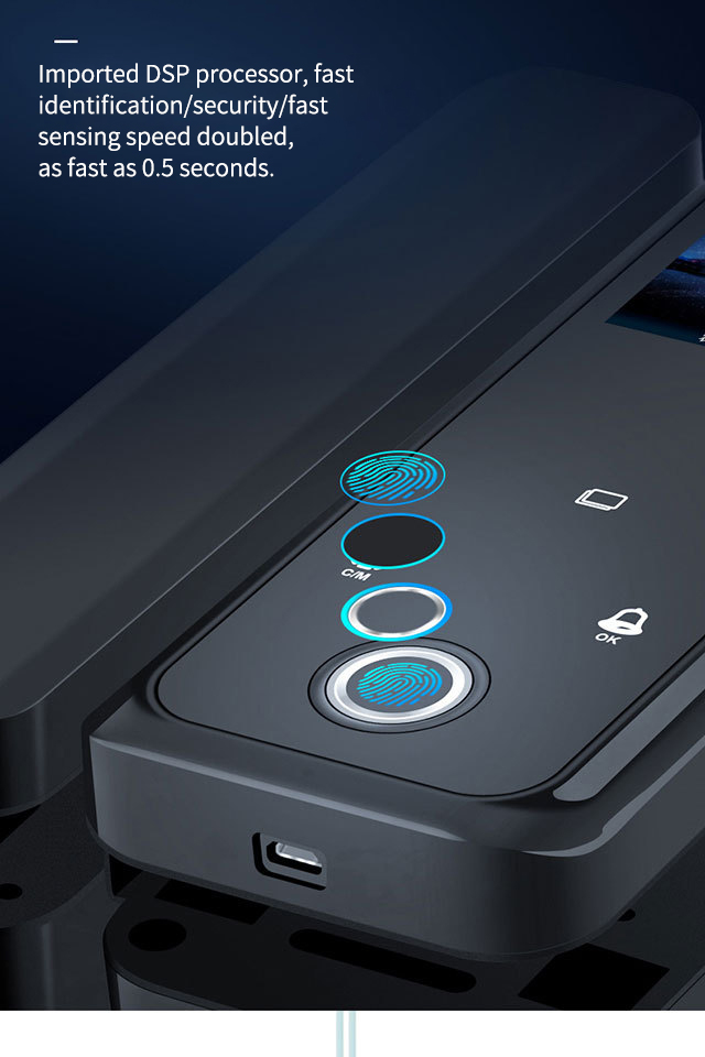 Self-provided doorbell emergency unlocking multifunctional lock password smart door lock serrure intelligente serrure porte lock