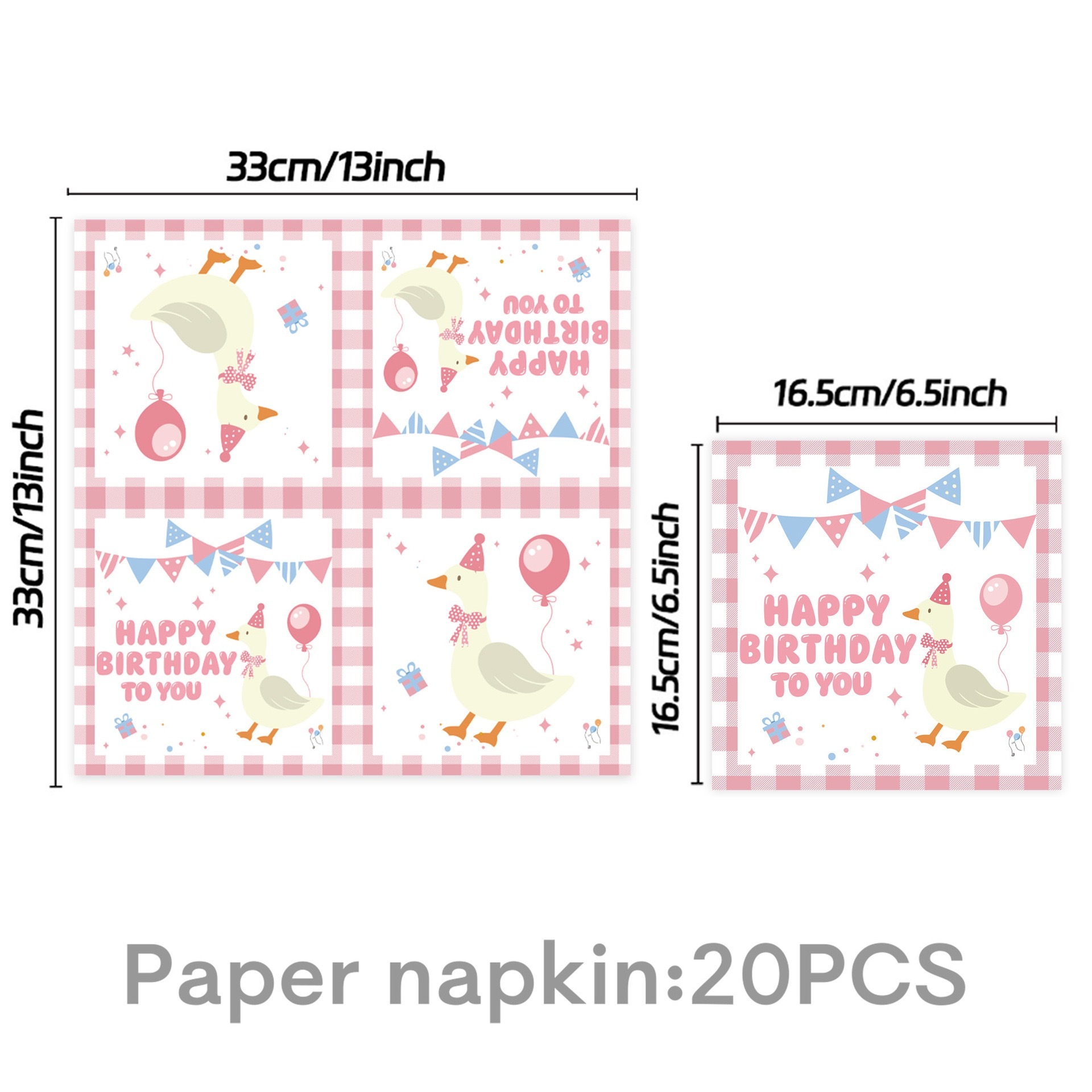 Serviettes en papier 20 unités